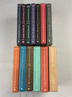 A Series of Unfortunate Events Lemony Snicket COMPLETE SET Hardcover Books 1-13